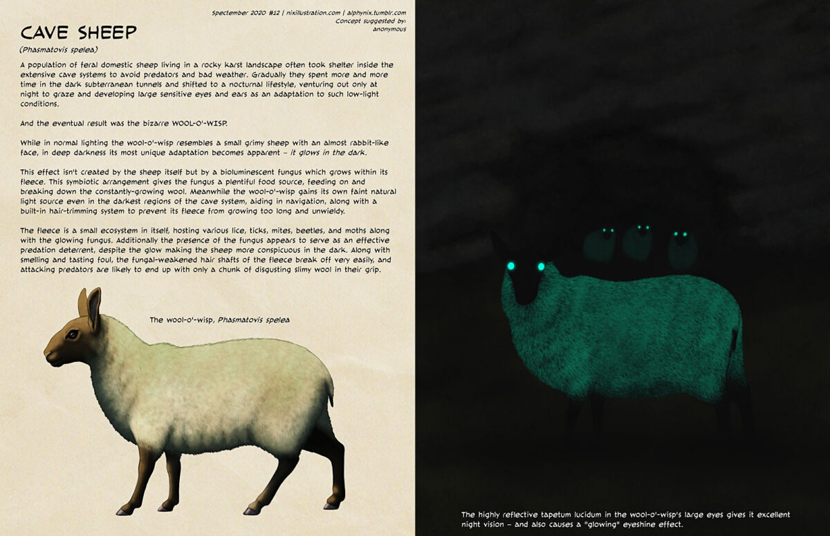 Spectember #12: Cave Sheep