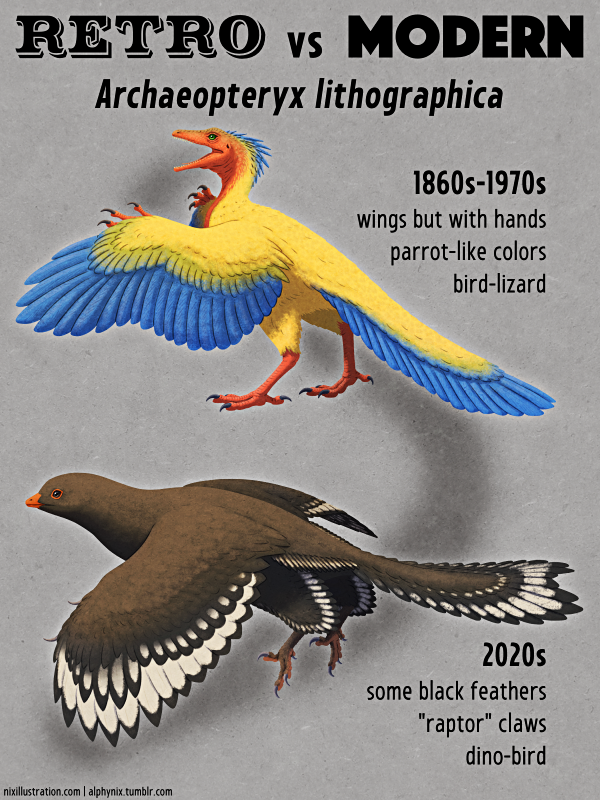 Retro vs Modern #04: Archaeopteryx lithographica